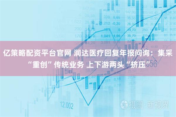 亿策略配资平台官网 润达医疗回复年报问询：集采“重创”传统业务 上下游两头“挤压”
